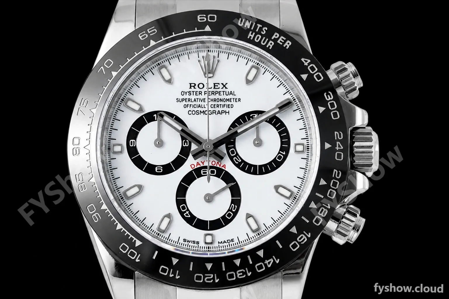 Rolex - Daytona 116500 40mm CER SS/SS White 904L ZF SH4130 - Image 6