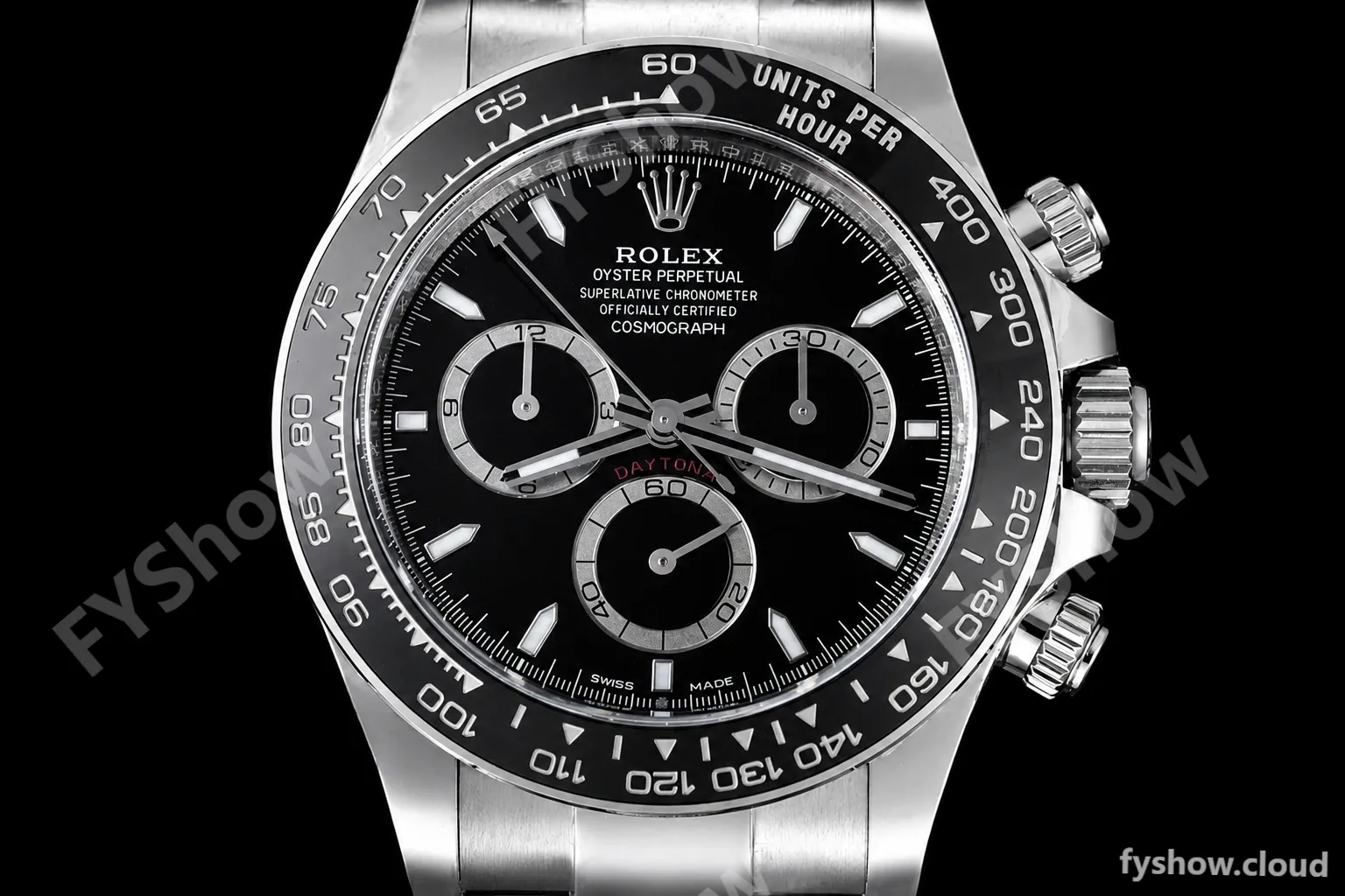 Rolex - Daytona 126500 40mm CER 904L SS/SS Black AR+ A4131 - Image 2