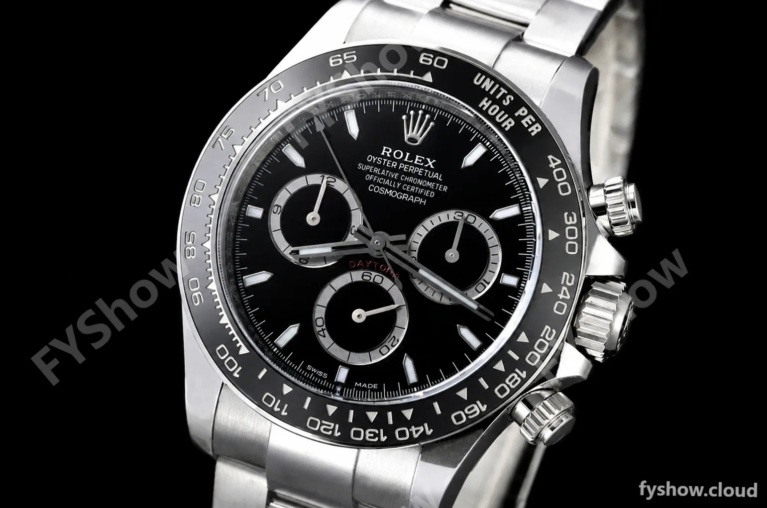 Rolex - Daytona 126500 40mm CER 904L SS/SS Black AR+ A4131 - Image 3