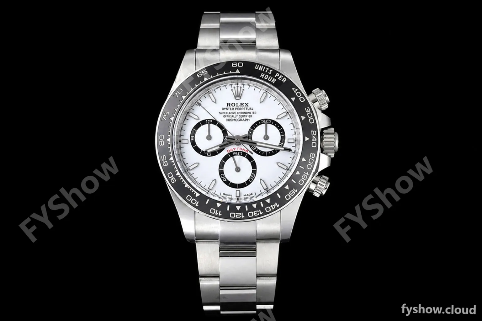 Rolex - Daytona 126500 40mm CER 904L SS/SS White AR+ A4131