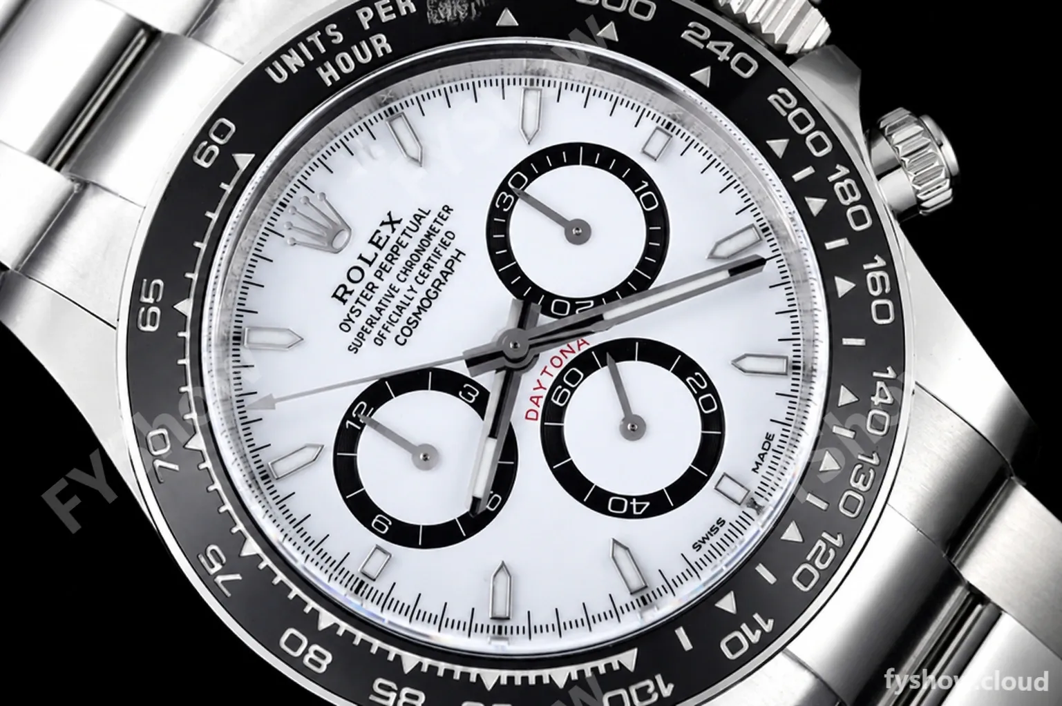 Rolex - Daytona 126500 40mm CER 904L SS/SS White AR+ A4131 - Image 4