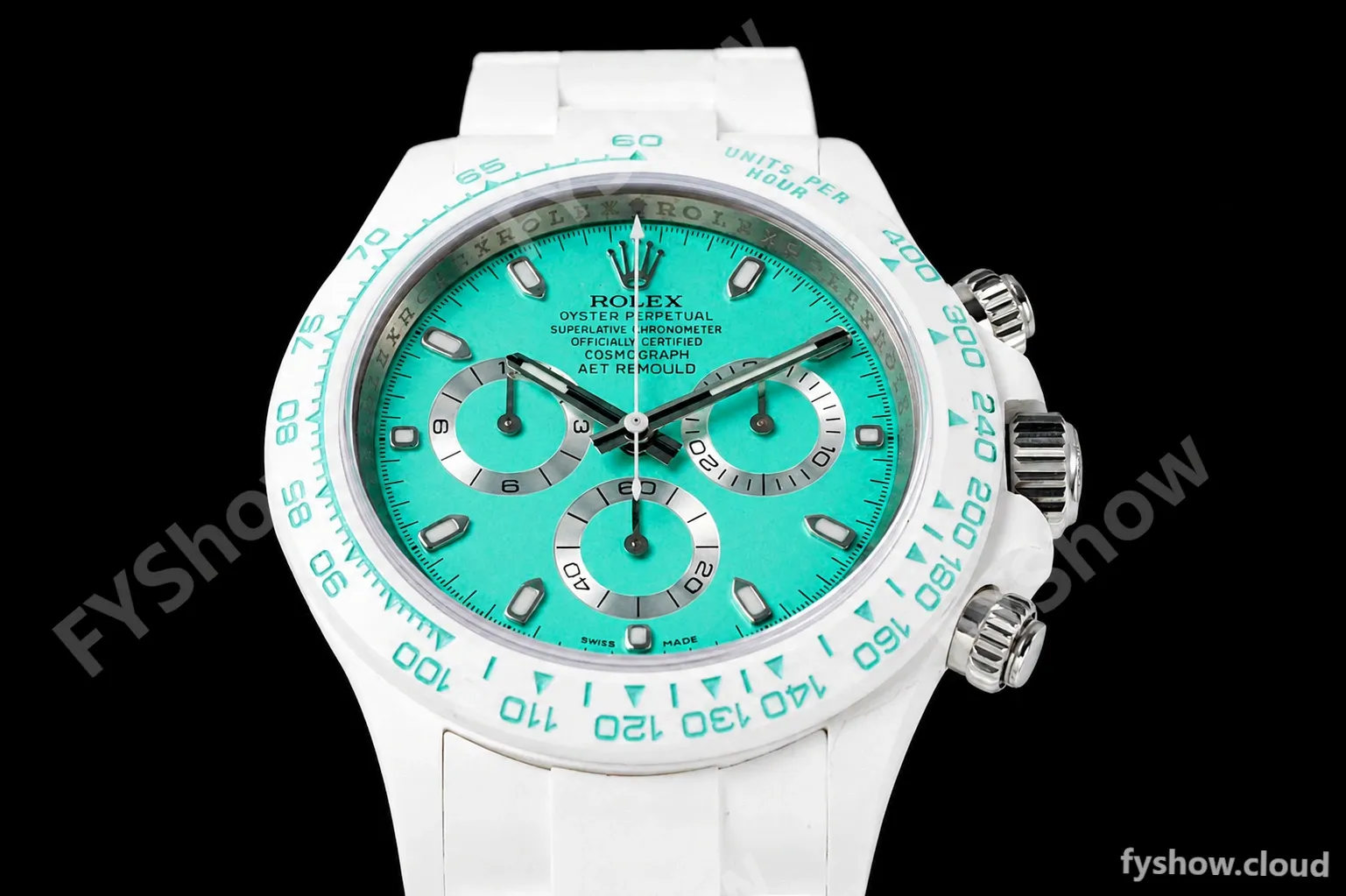 Rolex - Daytona AET Remould 40mm CER/CER Biscay Green ZF SH4130 - Image 7