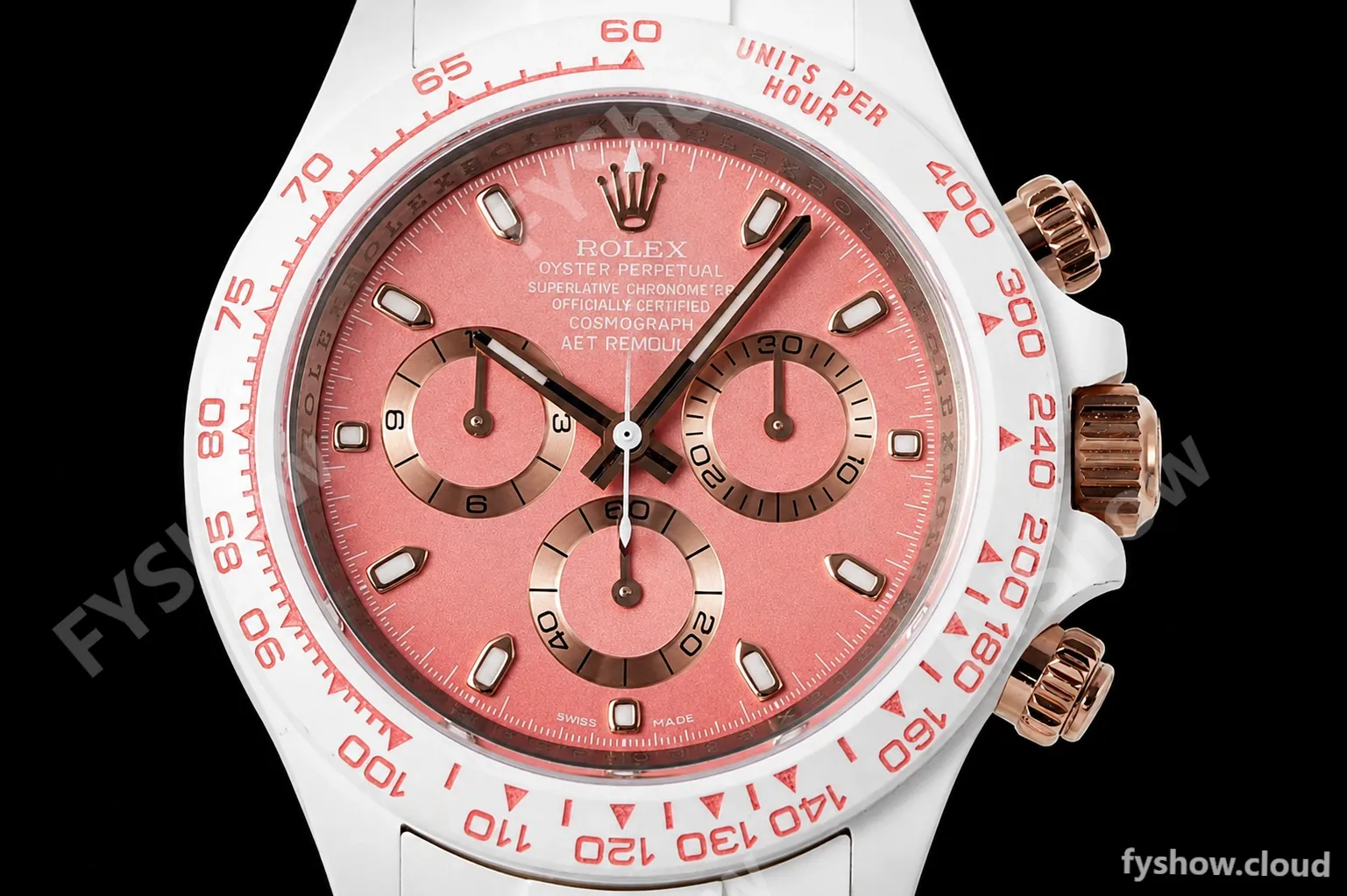 Rolex - Daytona AET Remould 40mm Sakura CER/CER Pink ZF SH4130 - Image 5