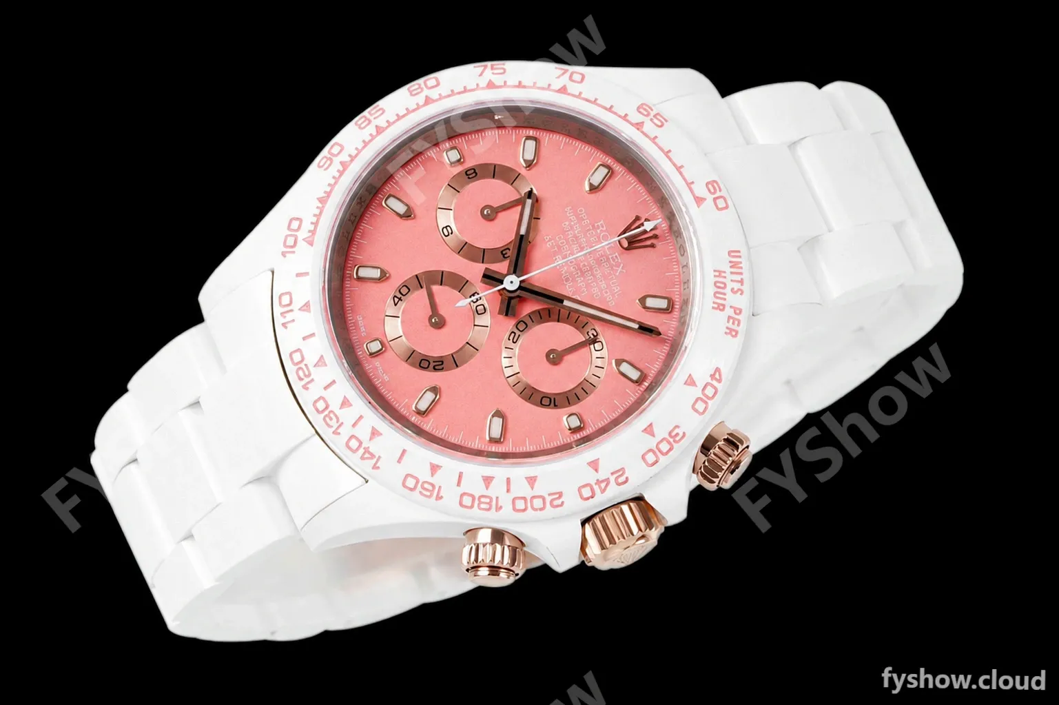 Rolex - Daytona AET Remould 40mm Sakura CER/CER Pink ZF SH4130 - Image 8