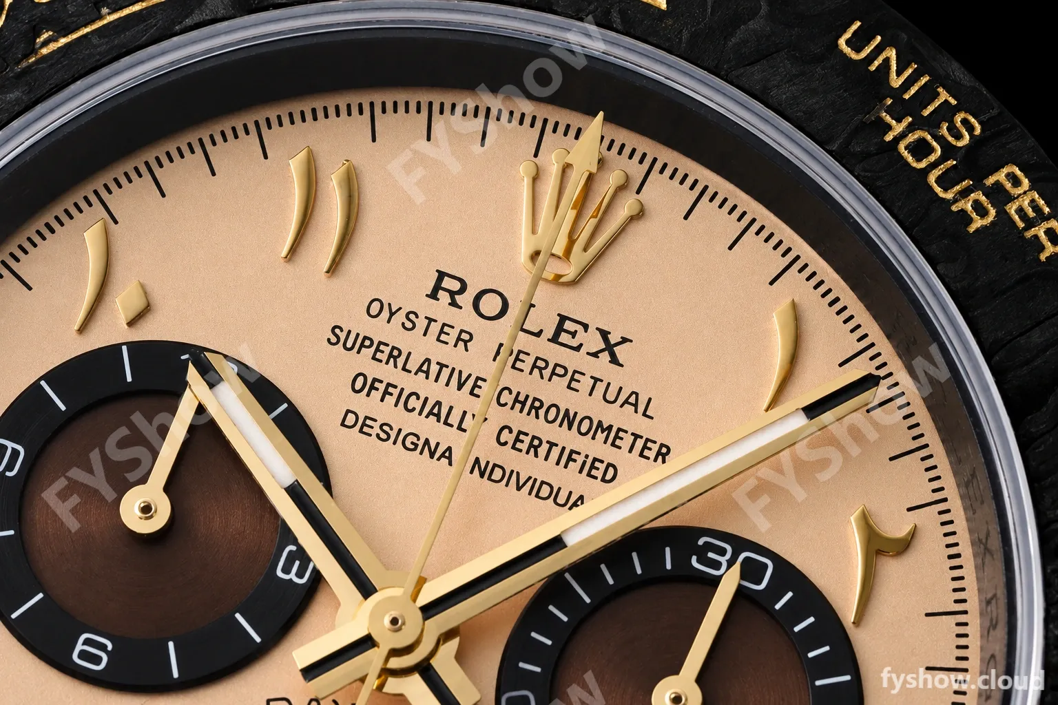 Rolex - Daytona 40mm Dessert Eagle Arabic FC/NY Blk/Champ DIWF A7750 - Image 5