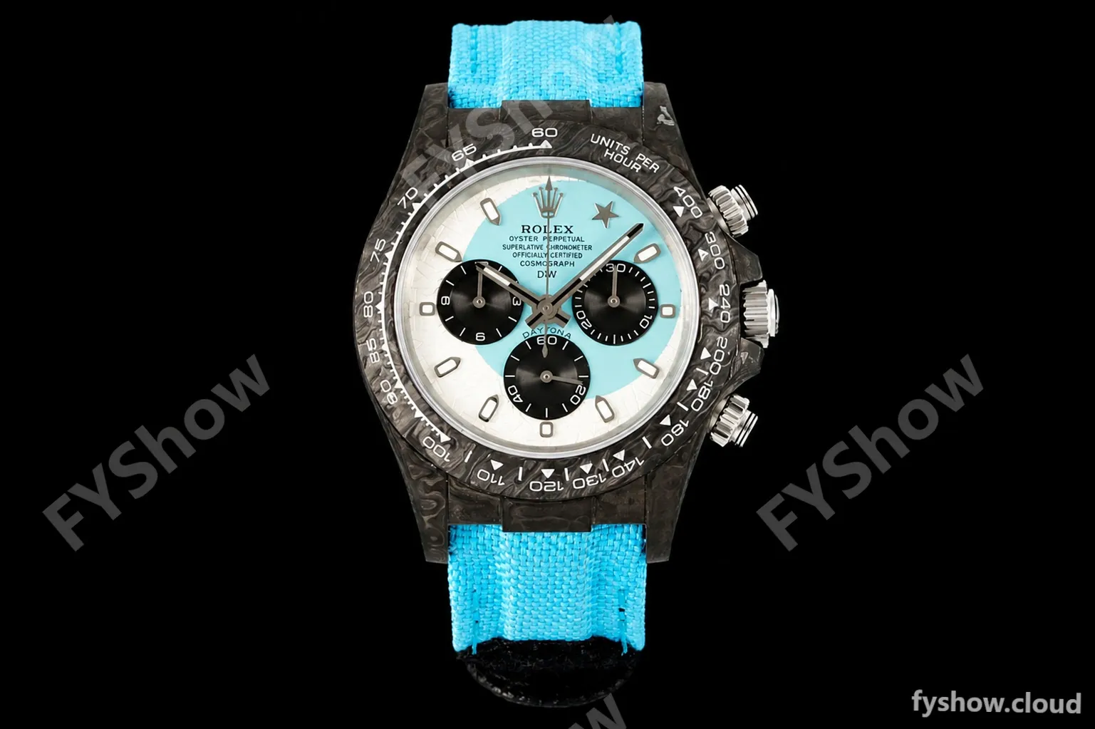 Rolex - Daytona 40mm Crescent Tiffany Blue FC/NY White/Black DIWF A7750