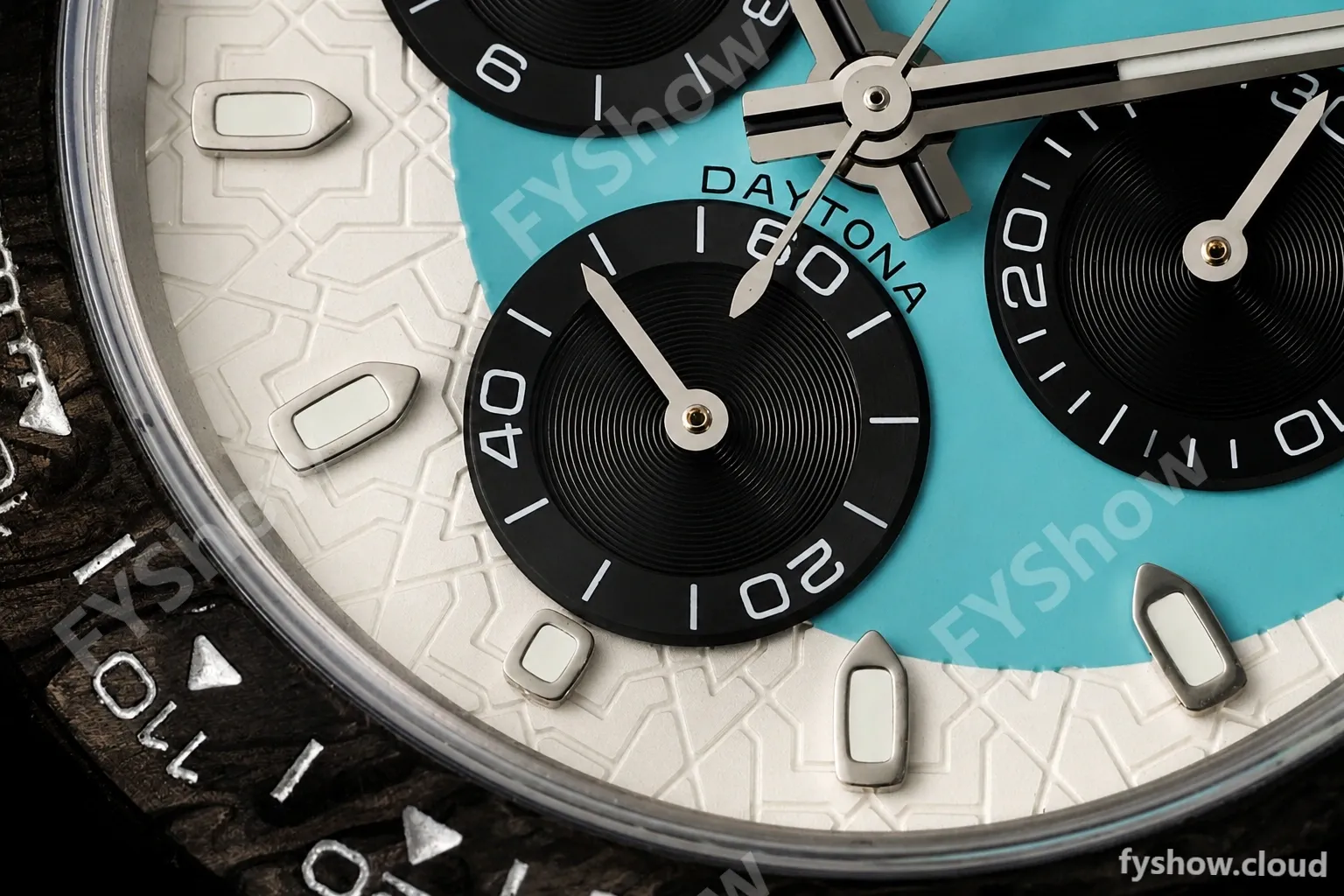 Rolex - Daytona 40mm Crescent Tiffany Blue FC/NY White/Black DIWF A7750 - Image 3