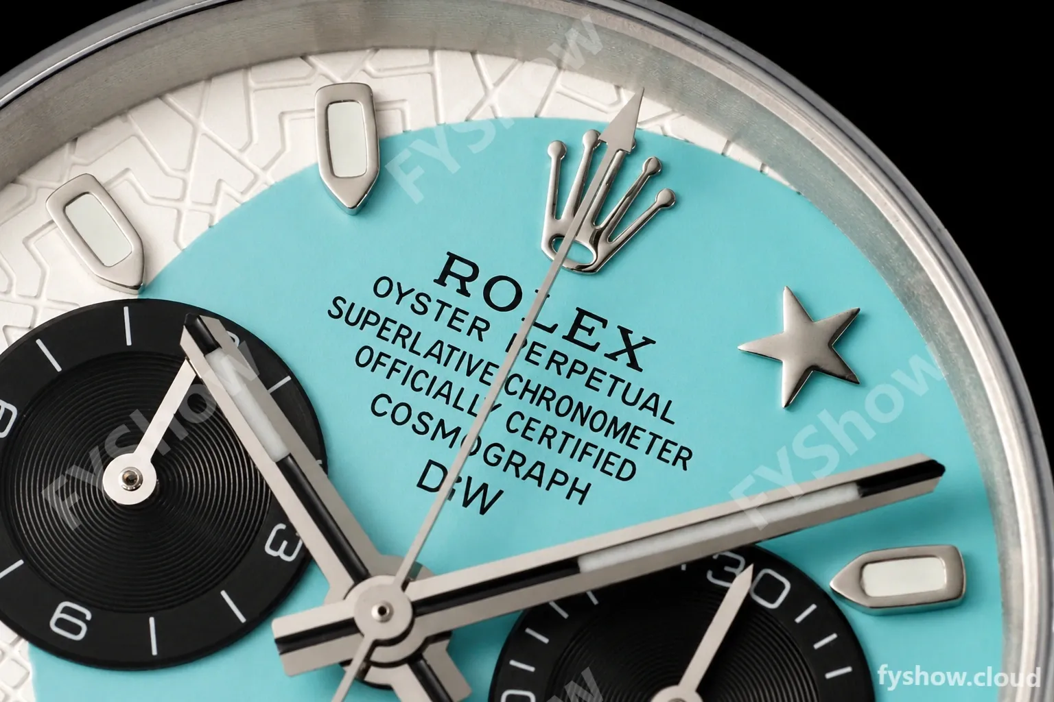 Rolex - Daytona 40mm Crescent Tiffany Blue FC/NY White/Black DIWF A7750 - Image 9