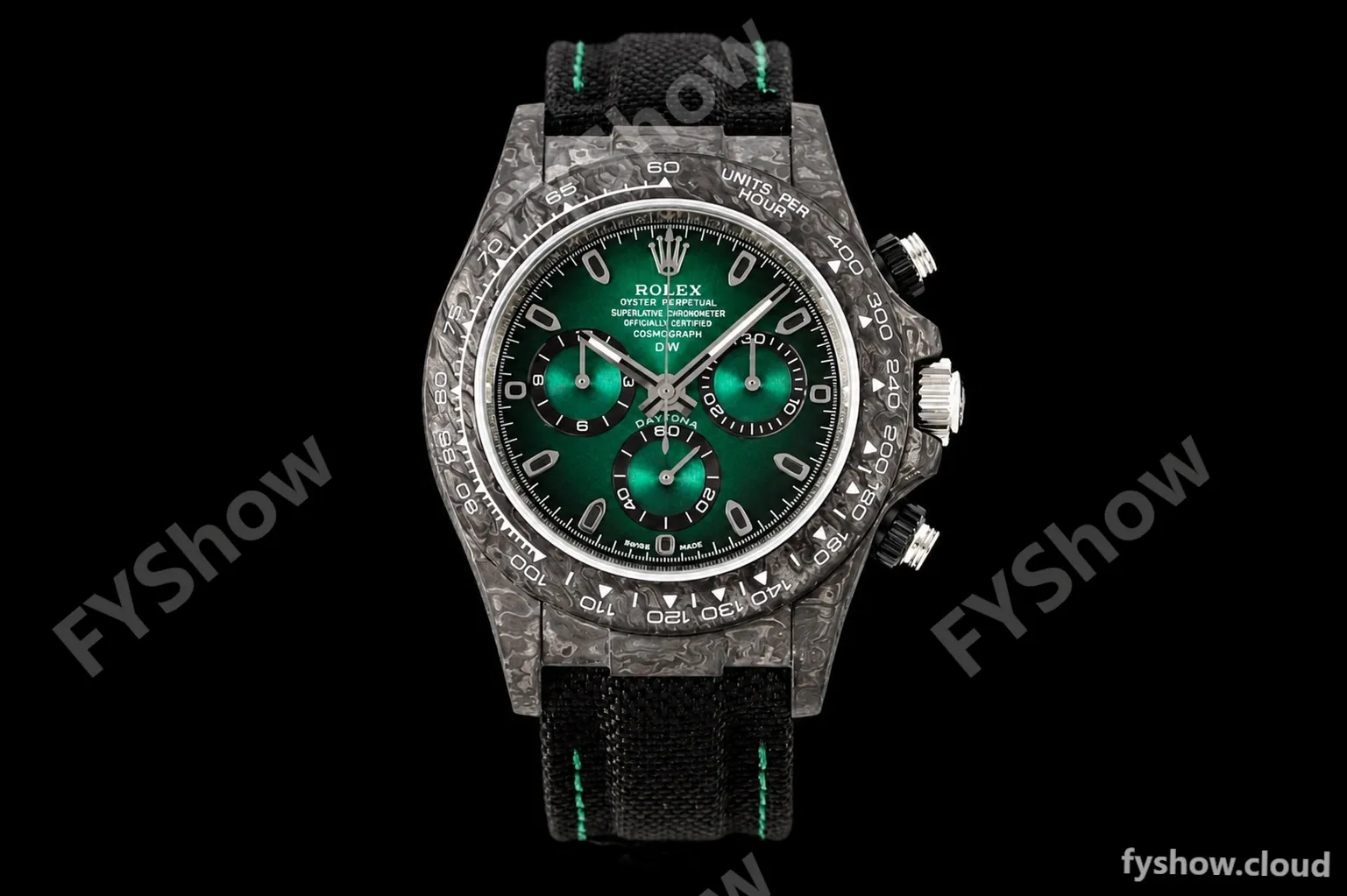 Rolex - Daytona 40mm Gradient Green FC/NY Green/Black/White DIWF A7750