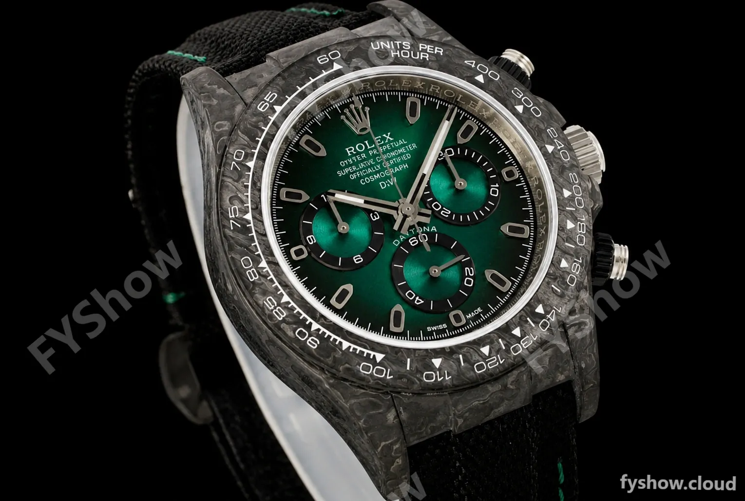 Rolex - Daytona 40mm Gradient Green FC/NY Green/Black/White DIWF A7750 - Image 7