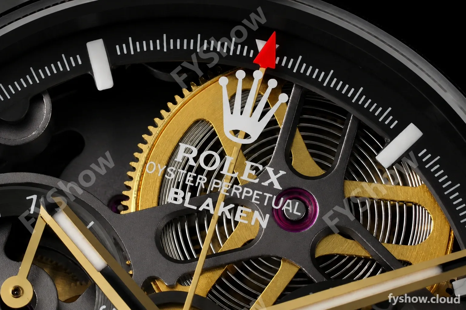 Rolex - Daytona Blaken 40mm CER 904L PVD/RU Blk/YG Skeleton GETF SA4130 - Image 2