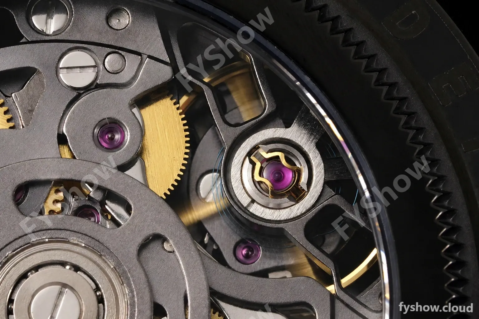 Rolex - Daytona Blaken 40mm CER 904L PVD/RU Blk/Red Skeleton GETF SA4130 - Image 2