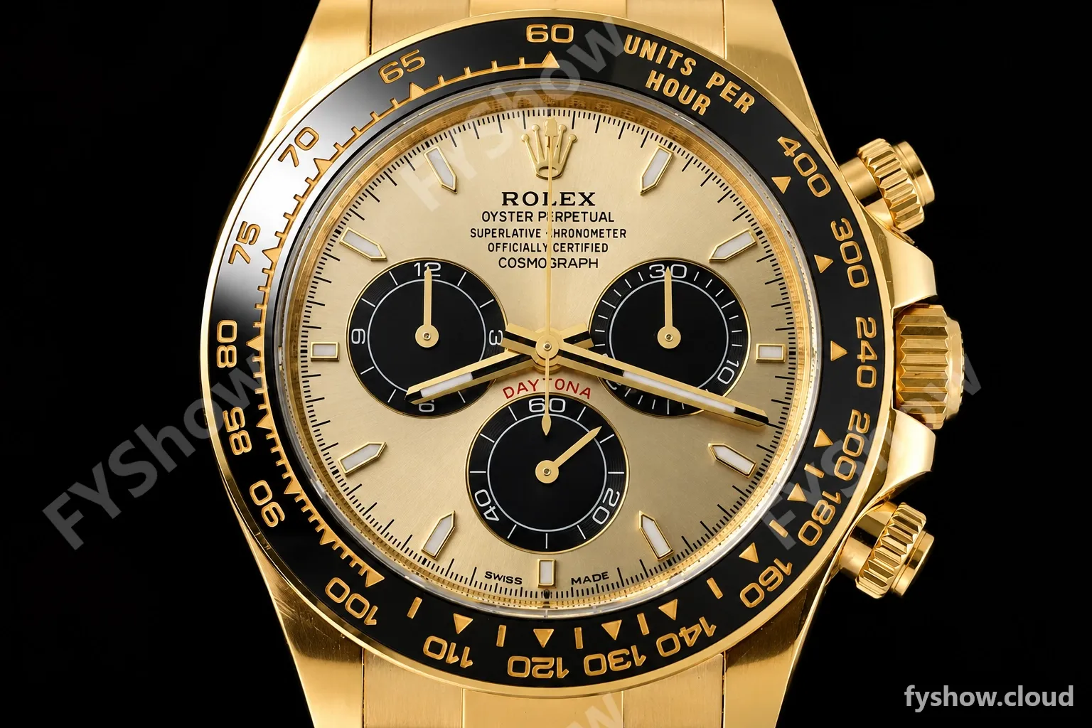 Rolex - Daytona 126518LN 40mm CER 904L YG/RU Gold/Black VSF DD4131 - Image 2