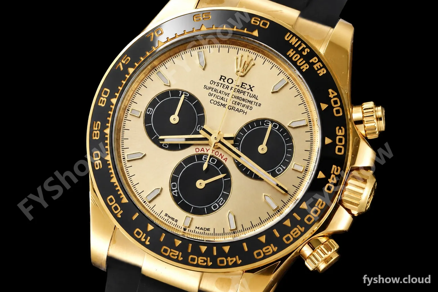 Rolex - Daytona 126518LN 40mm CER 904L YG/RU Gold/Black VSF DD4131 - Image 3