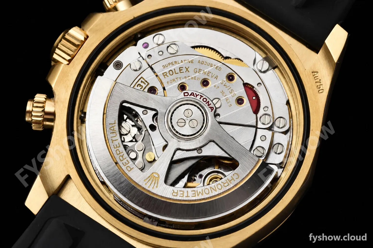 Rolex - Daytona 126518LN 40mm CER 904L YG/RU Gold/Black VSF DD4131 - Image 38