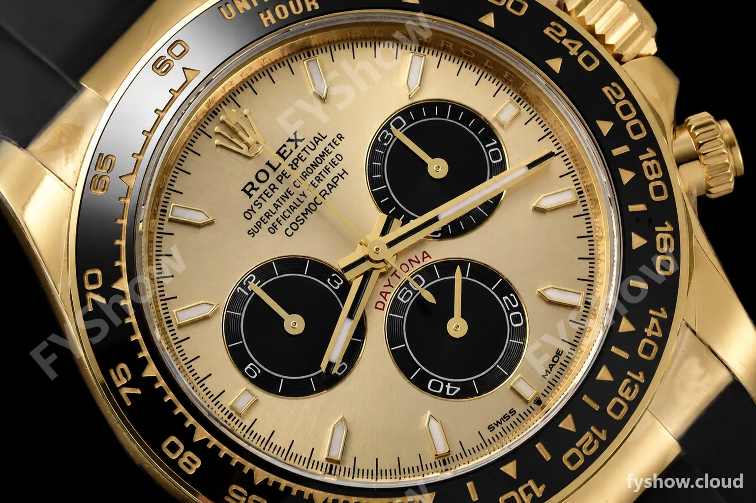 Rolex - Daytona 126518LN 40mm CER 904L YG/RU Gold/Black VSF DD4131 - Image 4