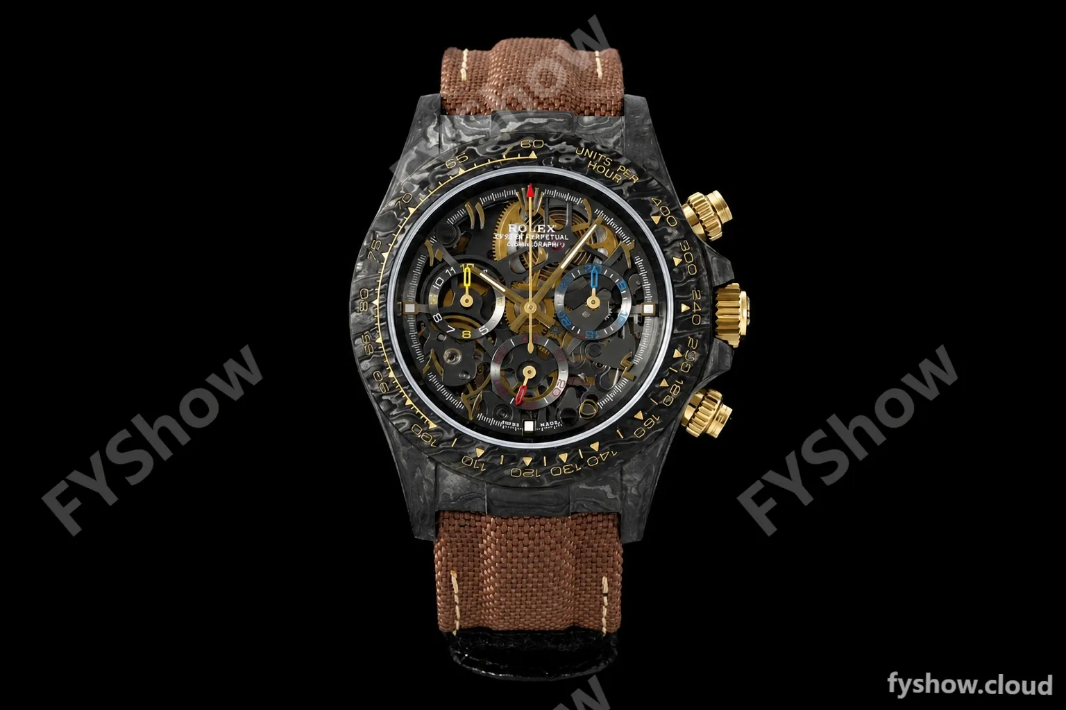 Rolex - Daytona 40mm Rose Gold FC/NY Abaric Skeleton Dial DIWF SA4130
