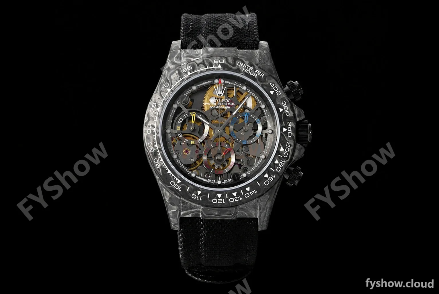 Rolex - Daytona 40mm Black FC/NY Skeleton Dial DIWF SA4130