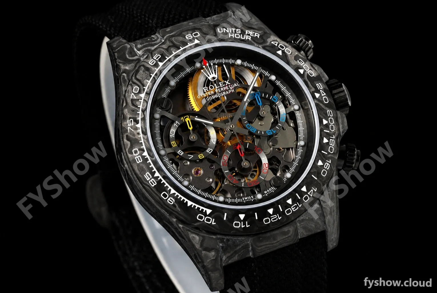 Rolex - Daytona 40mm Black FC/NY Skeleton Dial DIWF SA4130 - Image 6