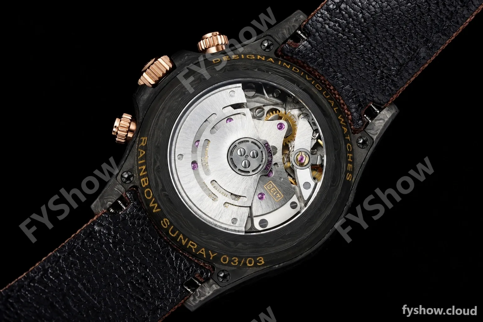 Rolex - Daytona 40mm Rainbow Sunray FC/NY Dia/Blk DIWF SA4130 - Image 2