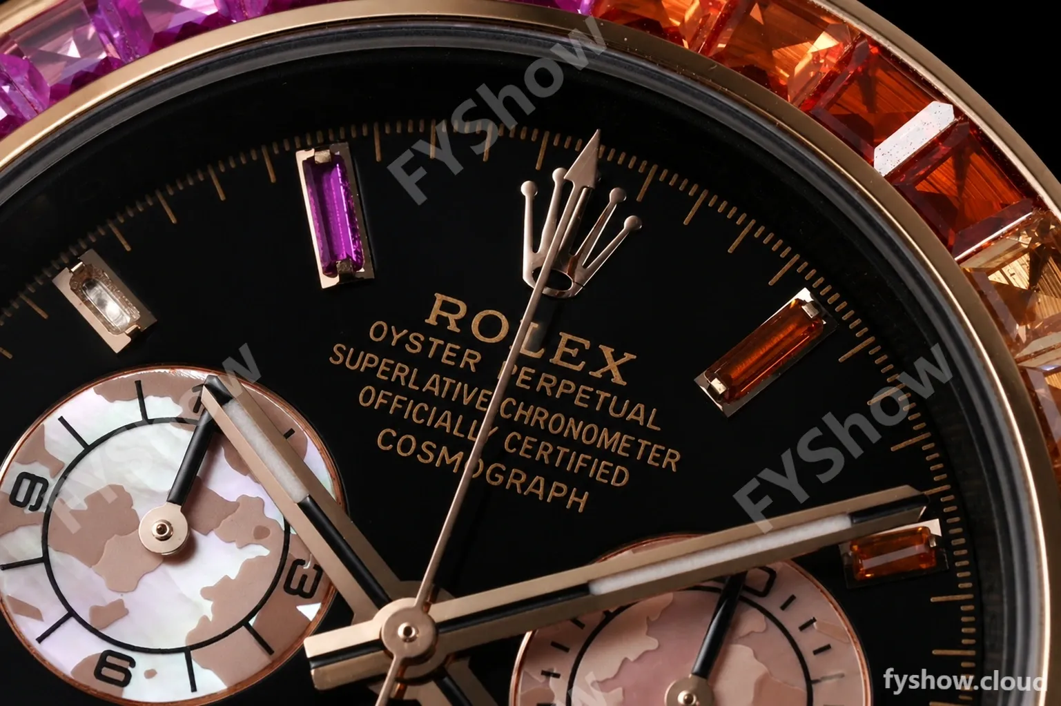 Rolex - Daytona 40mm Rainbow Sunray FC/NY Dia/Blk DIWF SA4130 - Image 6