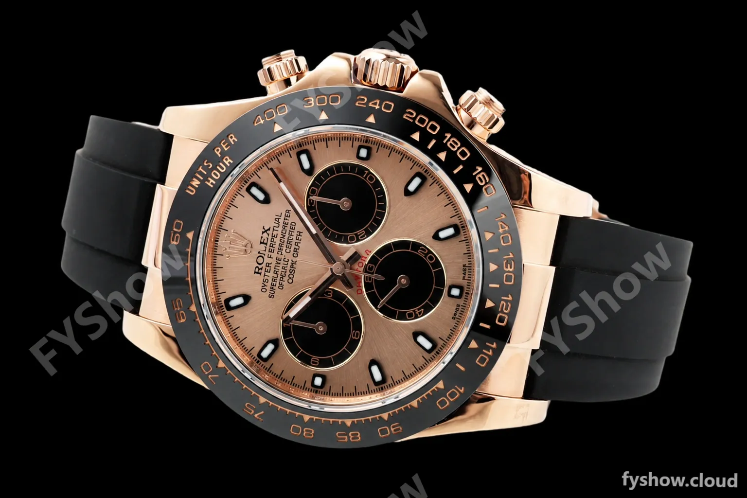 Rolex - Daytona 116515LN 40mm Tungsten Gain Weight Cer RG/RU Champ/Blk ZF SH4130 - Image 2