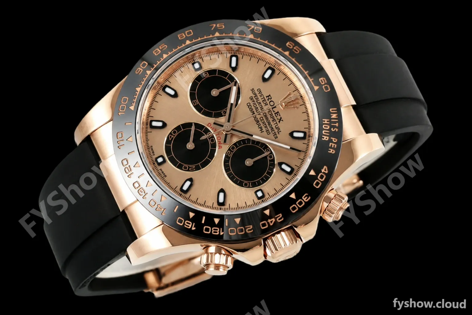 Rolex - Daytona 116515LN 40mm Tungsten Gain Weight Cer RG/RU Champ/Blk ZF SH4130 - Image 3