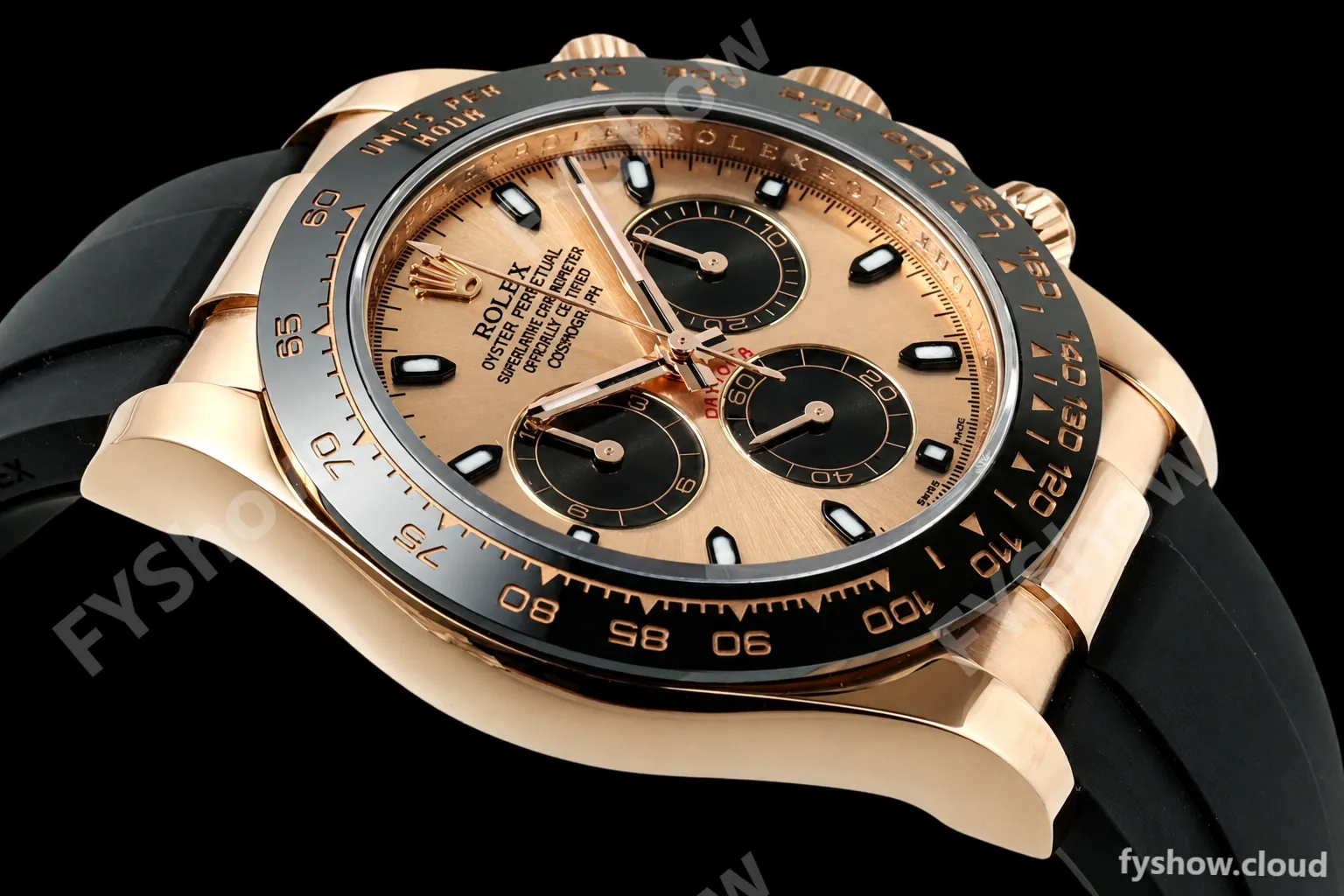 Rolex - Daytona 116515LN 40mm Tungsten Gain Weight Cer RG/RU Champ/Blk ZF SH4130 - Image 4
