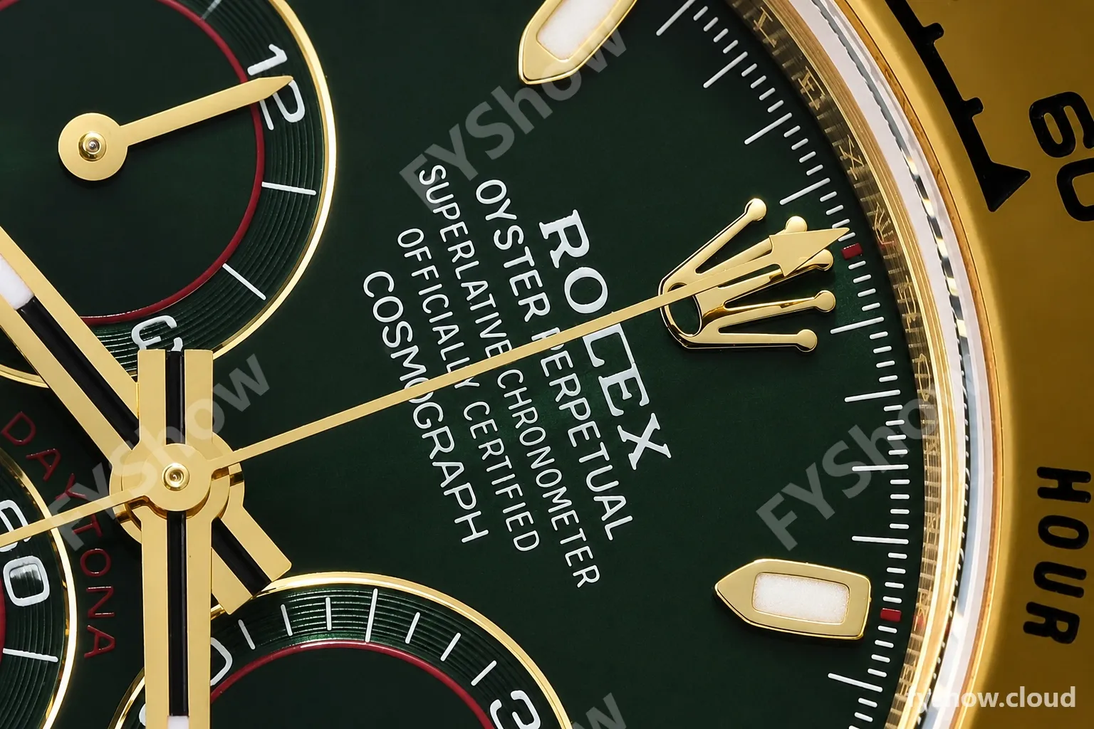 Rolex - Daytona 116508 40mm 904L YG/YG Grn/Stk VSF DD4130 - Image 36