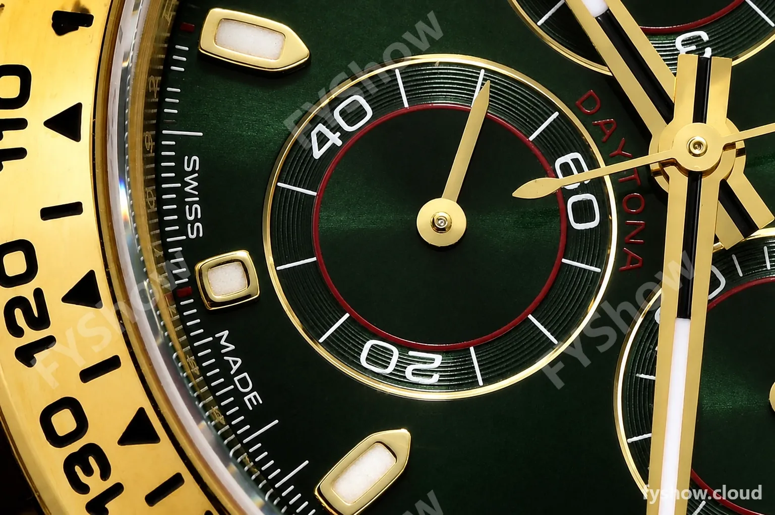 Rolex - Daytona 116508 40mm 904L YG/YG Grn/Stk VSF DD4130 - Image 37