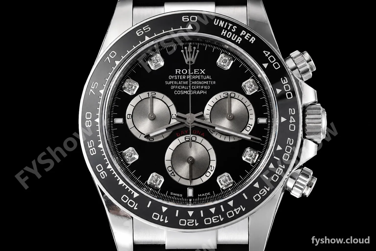 Rolex - Daytona 126519 40mm V2 Gain Weight CER/WG/RU Blk/Silv/Dia VSF DD4131 - Image 2