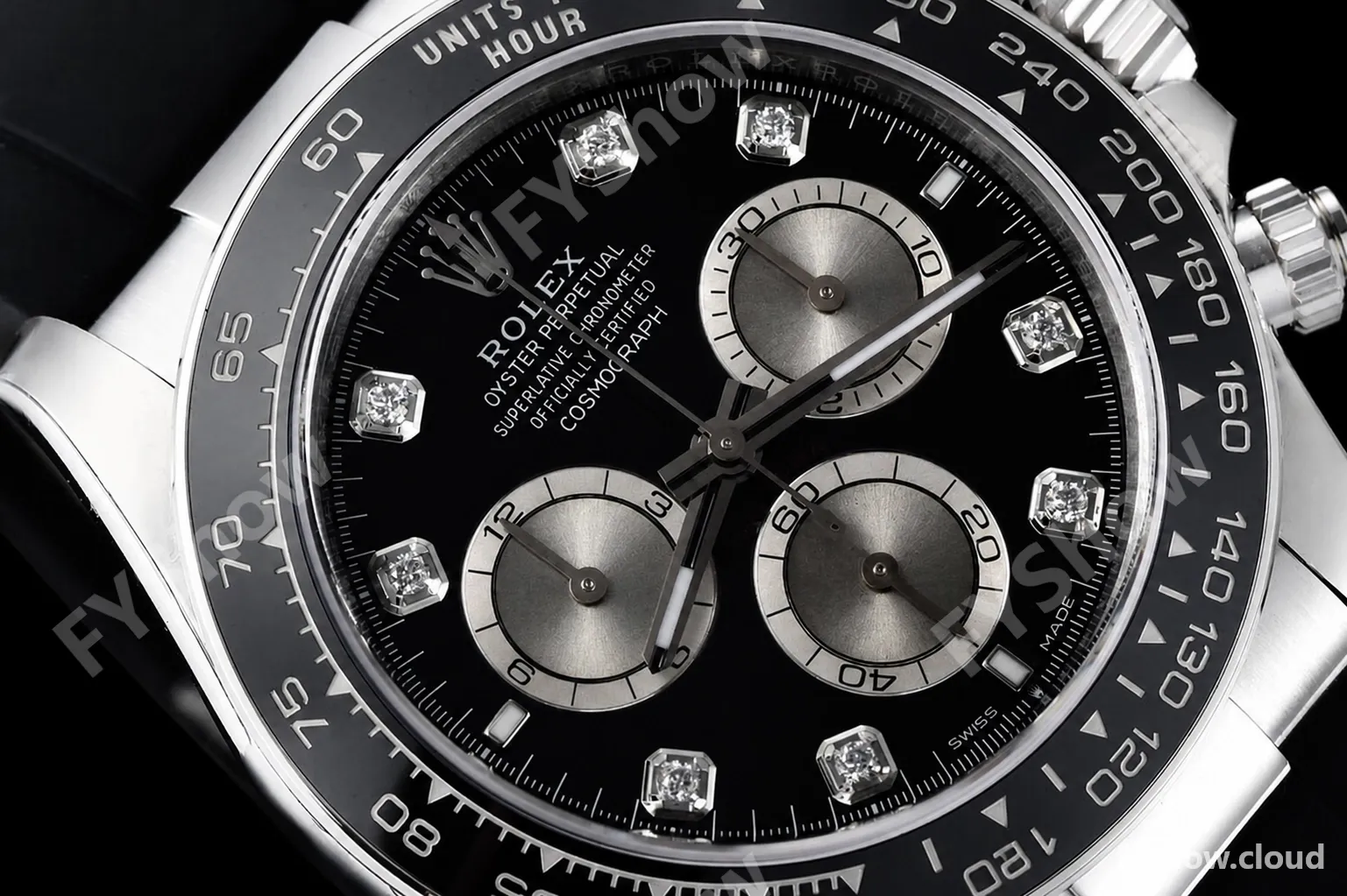 Rolex - Daytona 126519 40mm V2 Gain Weight CER/WG/RU Blk/Silv/Dia VSF DD4131 - Image 4