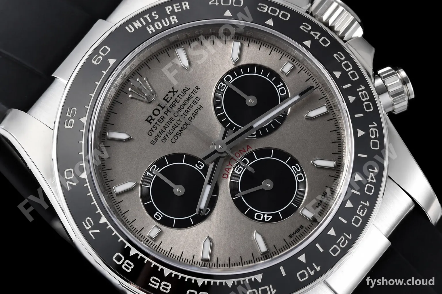 Rolex - Daytona 126519 40mm V2 Gain Weight CER/WG/RU Grey/Blk/Stk VSF DD4131 - Image 4