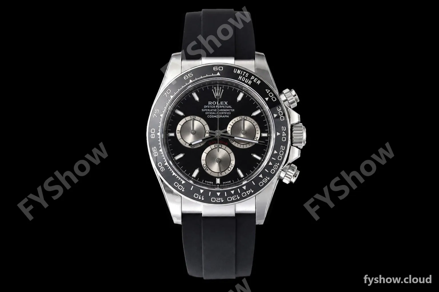Rolex - Daytona 126519 40mm V2 Gain Weight CER/WG/RU Blk/Silv/Stk VSF DD4131