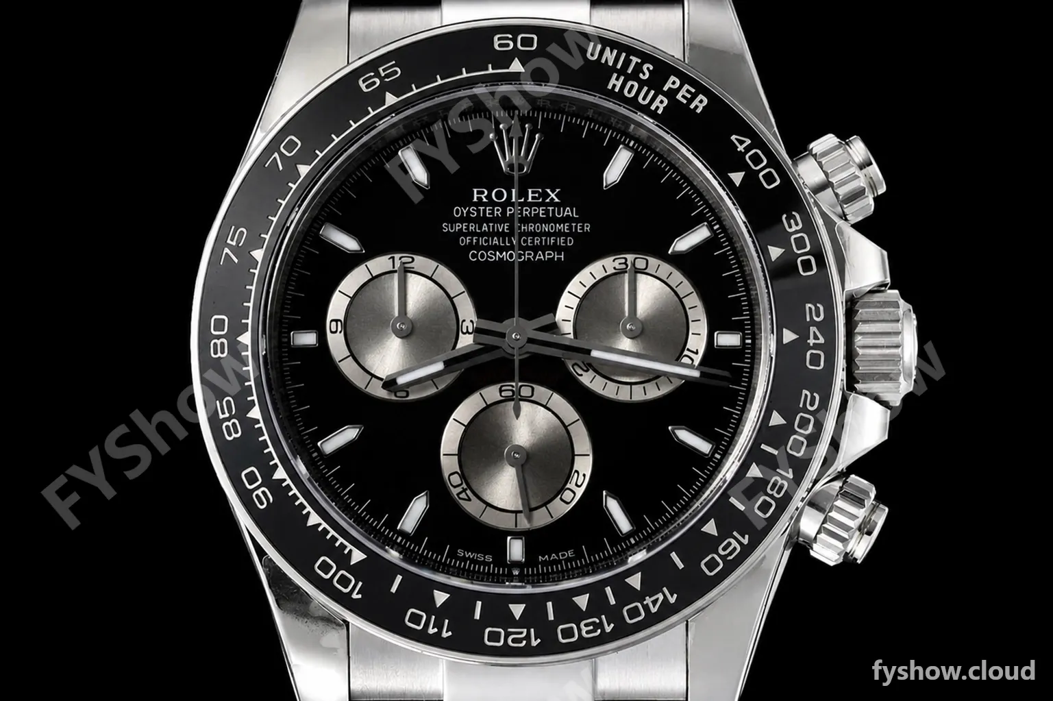 Rolex - Daytona 126519 40mm V2 Gain Weight CER/WG/RU Blk/Silv/Stk VSF DD4131 - Image 2