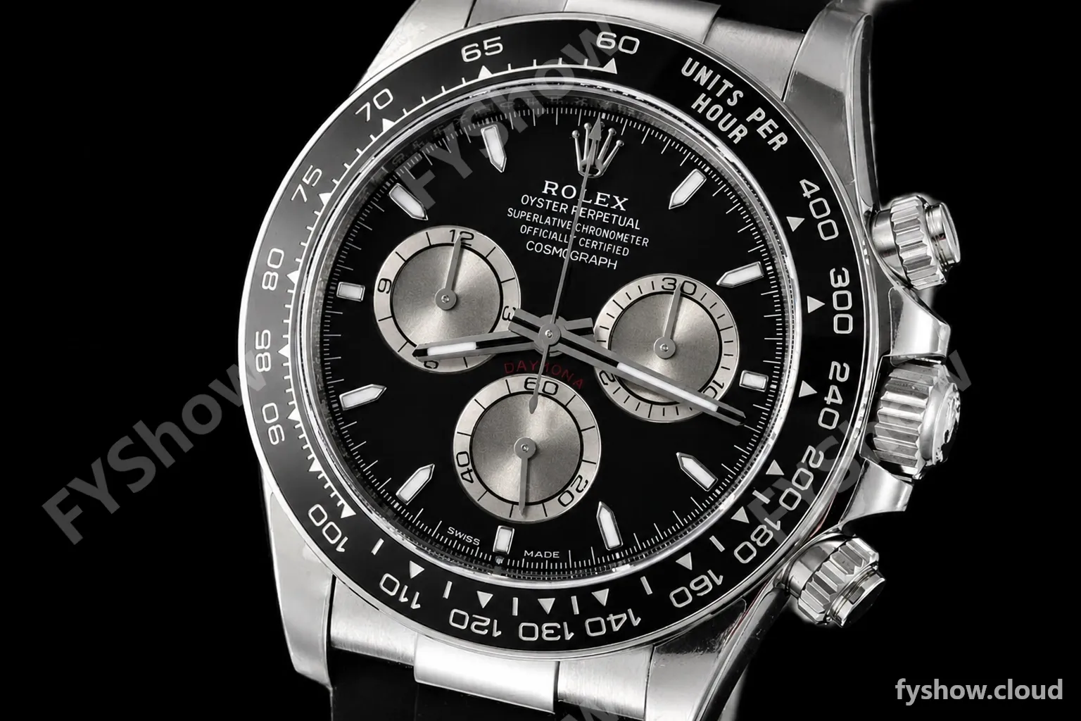 Rolex - Daytona 126519 40mm V2 Gain Weight CER/WG/RU Blk/Silv/Stk VSF DD4131 - Image 3