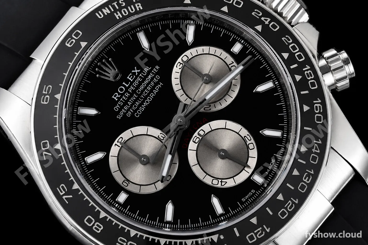 Rolex - Daytona 126519 40mm V2 Gain Weight CER/WG/RU Blk/Silv/Stk VSF DD4131 - Image 4