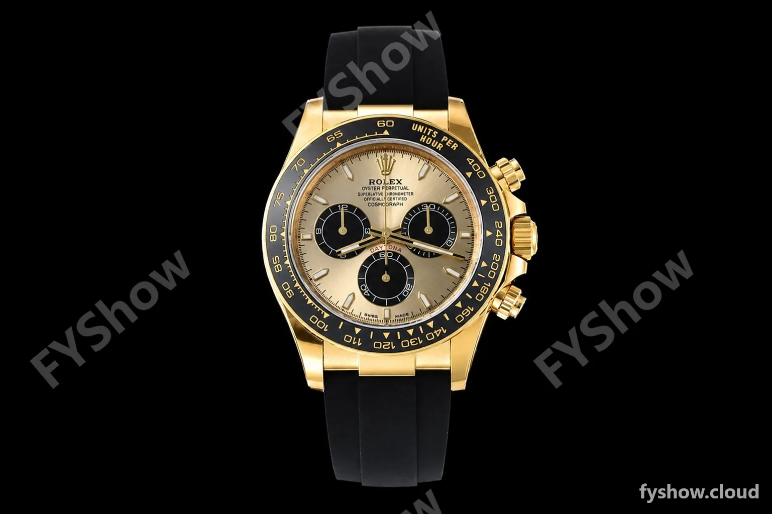 Rolex - Daytona 126518 40mm V2 Gain Weight CER/YG/RU Gold/Blk/Stk VSF DD4131