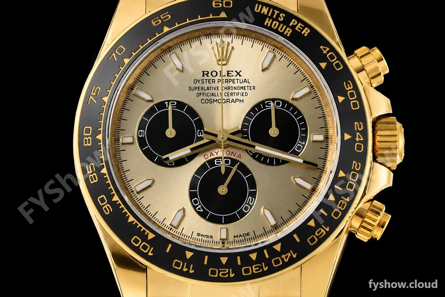 Rolex - Daytona 126518 40mm V2 Gain Weight CER/YG/RU Gold/Blk/Stk VSF DD4131 - Image 2