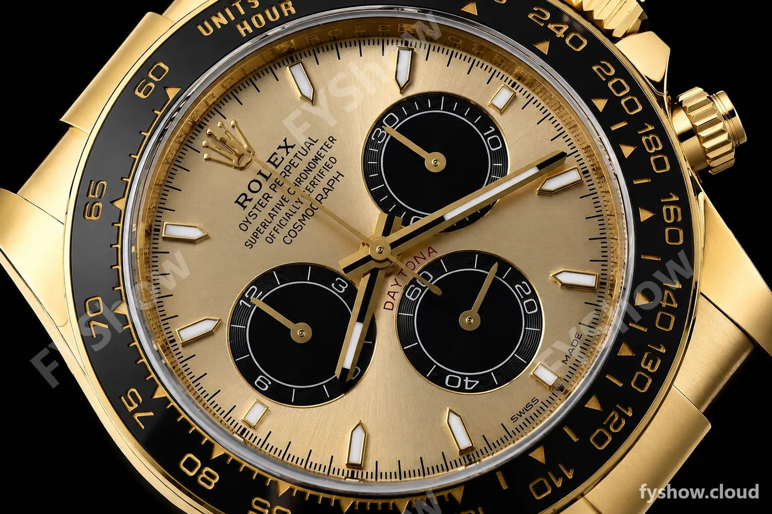 Rolex - Daytona 126518 40mm V2 Gain Weight CER/YG/RU Gold/Blk/Stk VSF DD4131 - Image 4