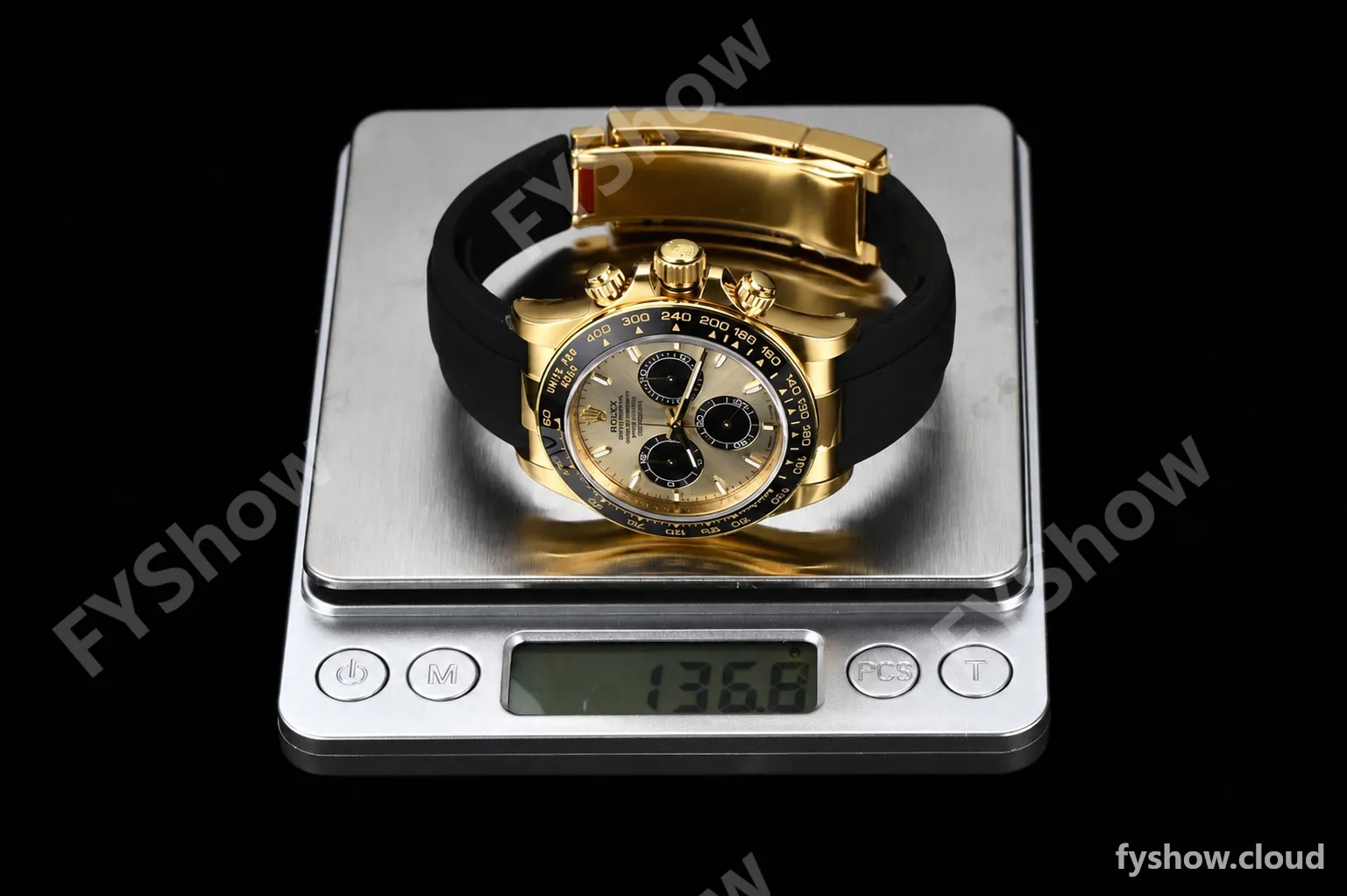 Rolex - Daytona 126518 40mm V2 Gain Weight CER/YG/RU Gold/Blk/Stk VSF DD4131 - Image 5