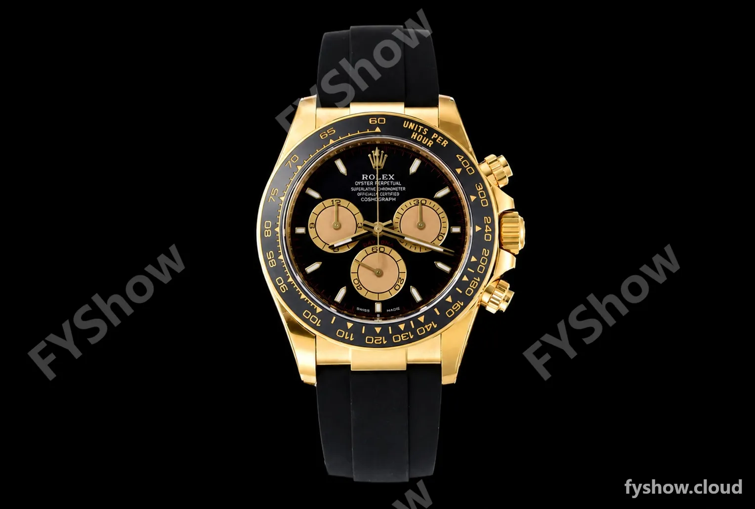 Rolex - Daytona 126518 40mm V2 Gain Weight CER/YG/RU Blk/Gold/Stk VSF DD4131