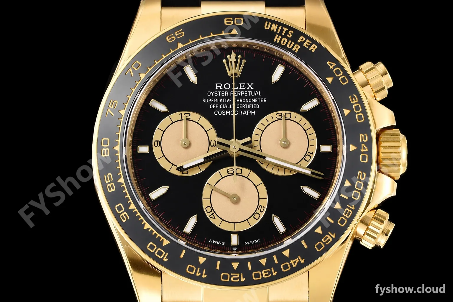 Rolex - Daytona 126518 40mm V2 Gain Weight CER/YG/RU Blk/Gold/Stk VSF DD4131 - Image 2