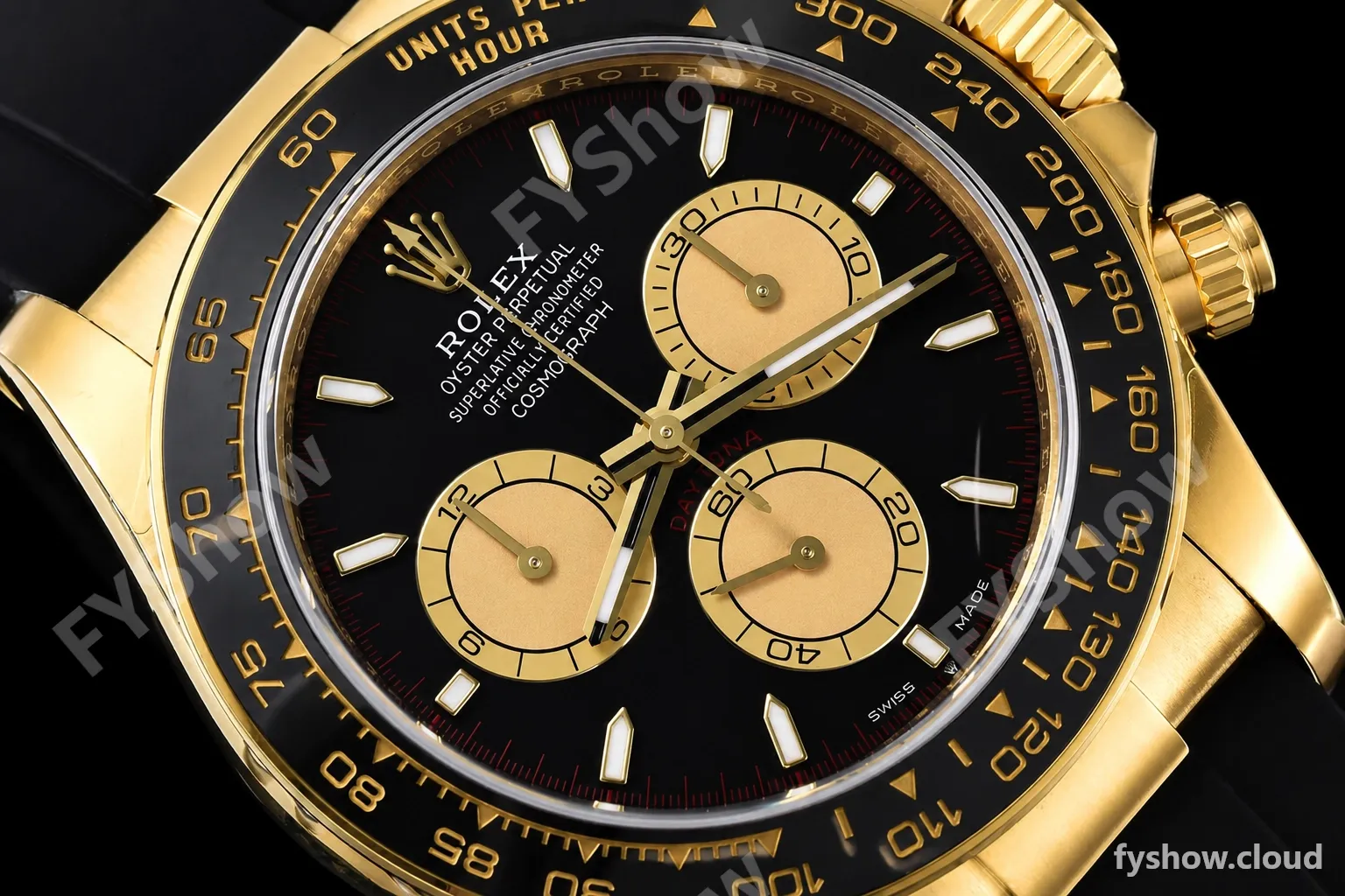 Rolex - Daytona 126518 40mm V2 Gain Weight CER/YG/RU Blk/Gold/Stk VSF DD4131 - Image 4