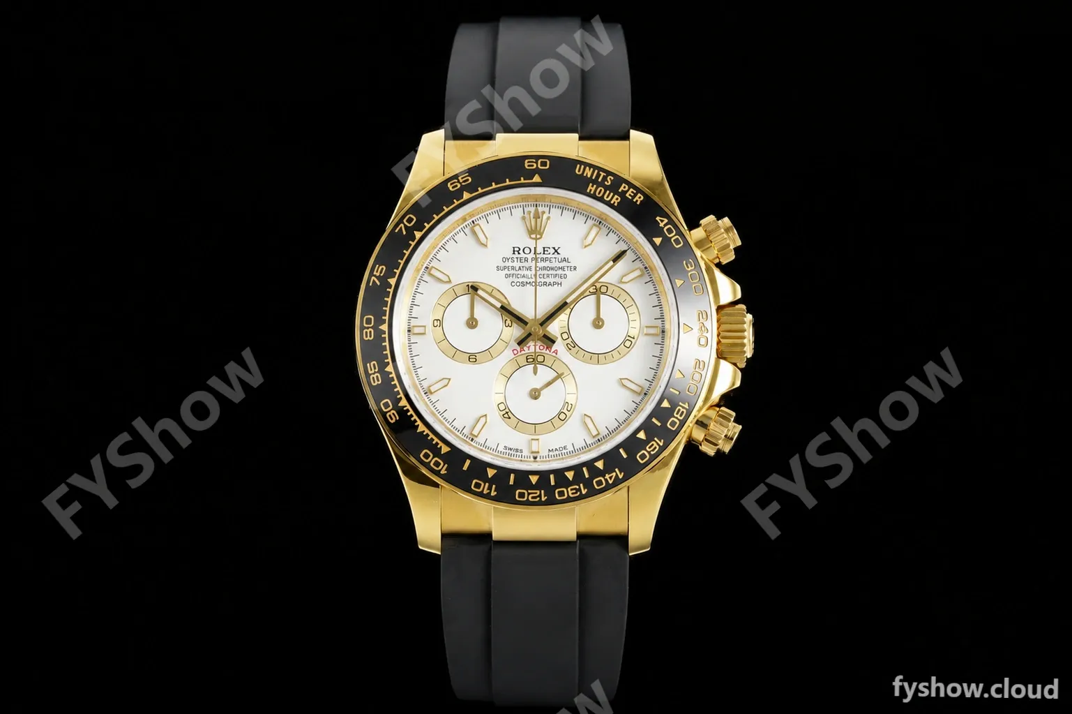 Rolex - Daytona 126518LN 40mm V10 Gain Weight CER/YG/RU Wht/Stk QF SH4131