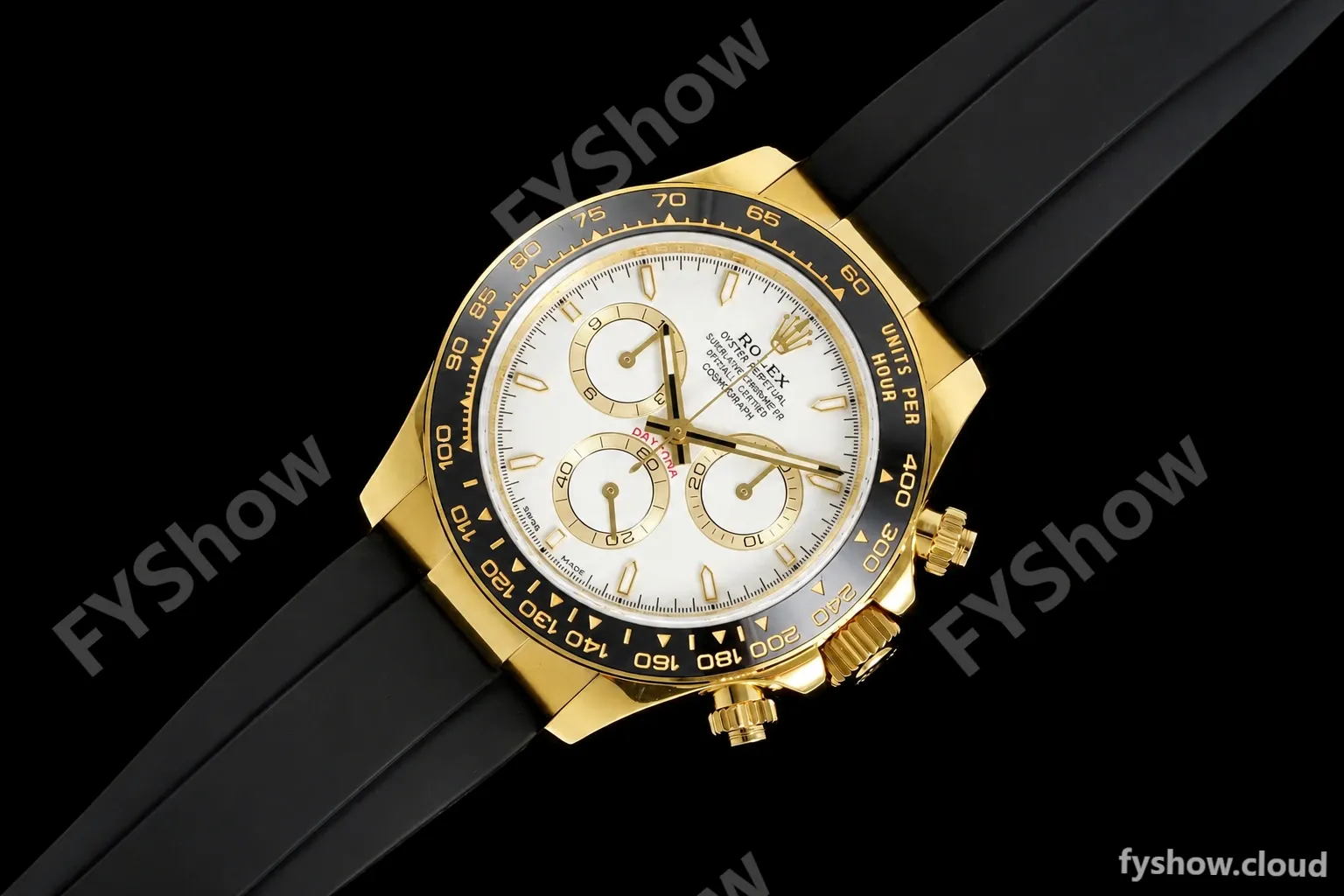 Rolex - Daytona 126518LN 40mm V10 Gain Weight CER/YG/RU Wht/Stk QF SH4131 - Image 7