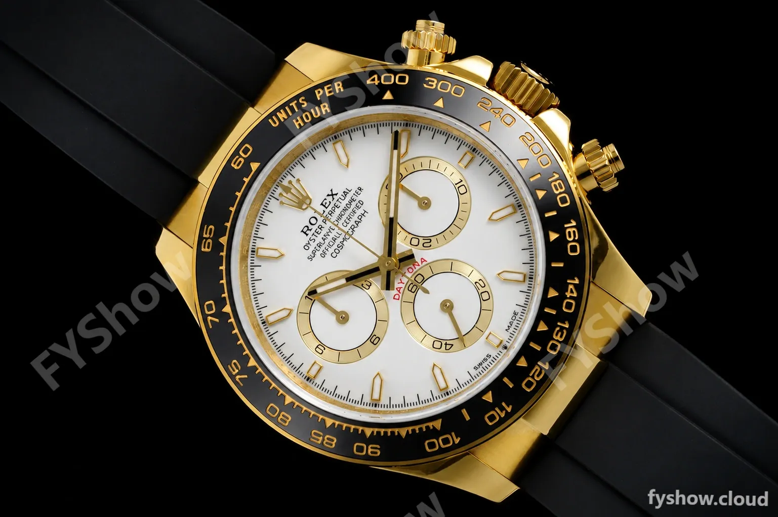 Rolex - Daytona 126518LN 40mm V10 Gain Weight CER/YG/RU Wht/Stk QF SH4131 - Image 8