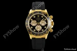 Rolex - Daytona 126518LN 40mm V10 Gain Weight CER/YG/RU Blk/Gold/Dia QF SH4131
