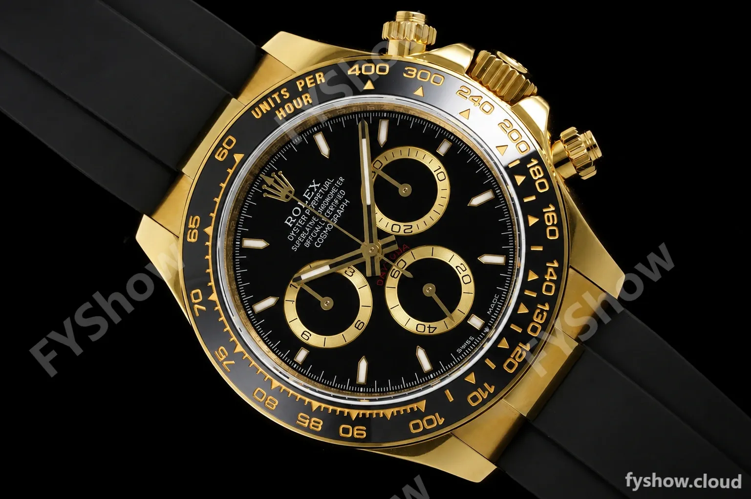 Rolex - Daytona 126518LN 40mm V10 Gain Weight CER/YG/RU Blk/Stk QF SH4131 - Image 8