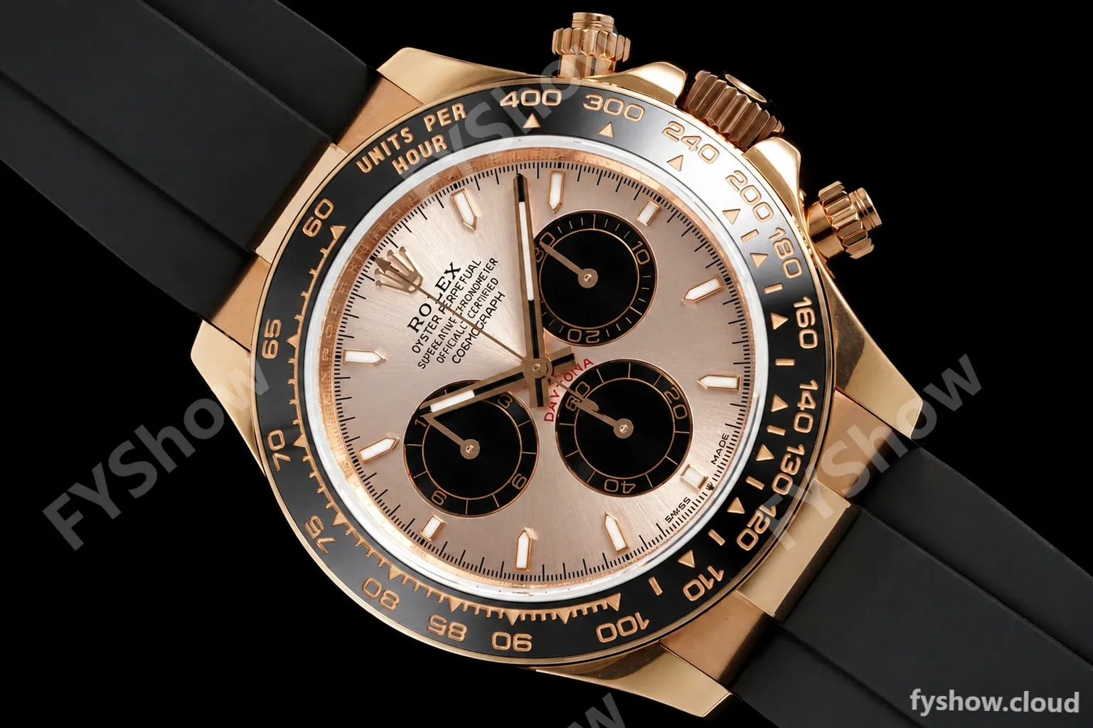 Rolex - Daytona 126515LN 40mm V10 Gain Weight CER/RG/RU RG/Blk/Stk QF SH4131 - Image 8